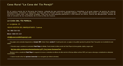 Desktop Screenshot of casaruraldeltioperejil.com